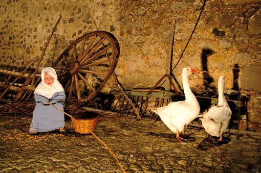 Bascara Weih 07 42gr Weihnachtskrippen in Katalonien   lebendig und stilvoll beim El Pessebre de Bàscara