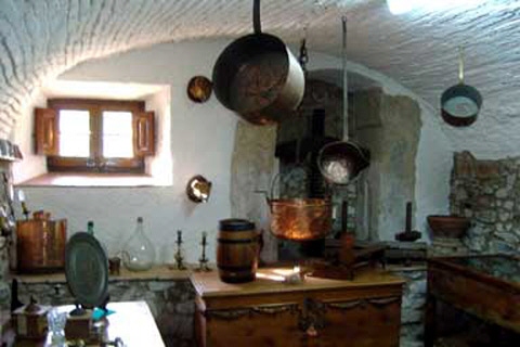 Küche der Masia in Palafrugell
