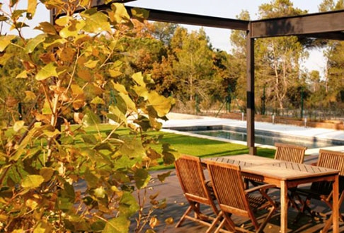 Garten, Pool und Terasse