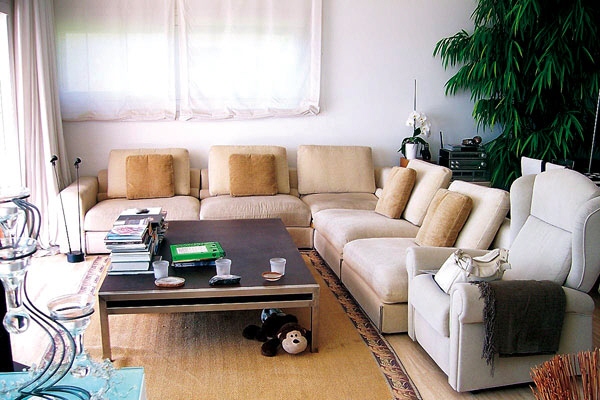 Wohnzimmer der Villa in Calonge